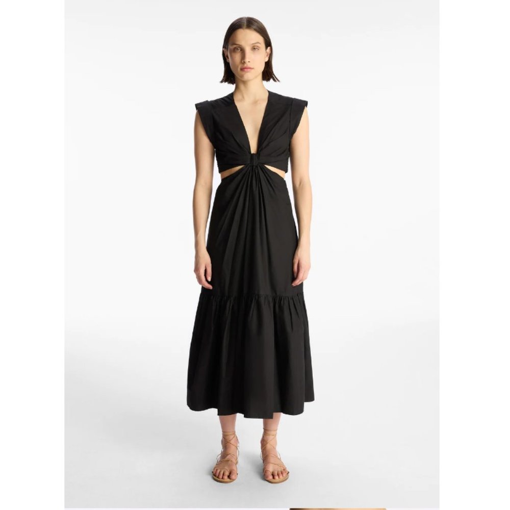 A.L.C. Black Midi Dress